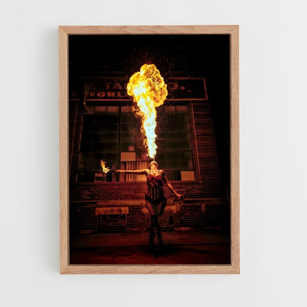 Poster Maître du Feu – affiche Cirque (vue 4)